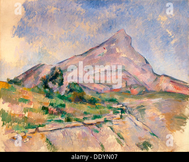 Mont Sainte-Victoire', 1897-1898. Artiste : Paul Cezanne Banque D'Images