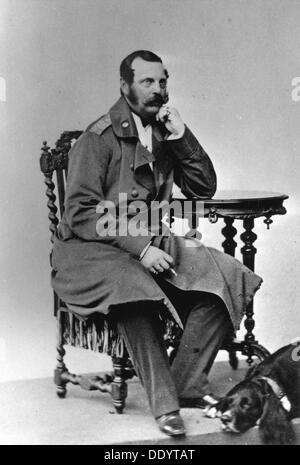 Le tsar Alexandre II de Russie, 1863. Artiste : Inconnu Banque D'Images