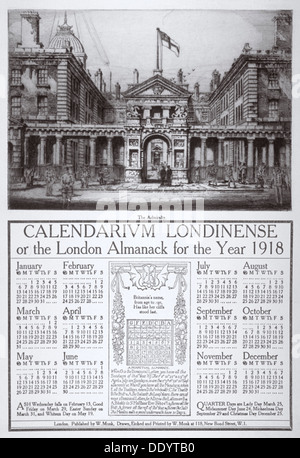 L'amirauté, Westminster, Londres, 1917. Artiste : William Monk Banque D'Images