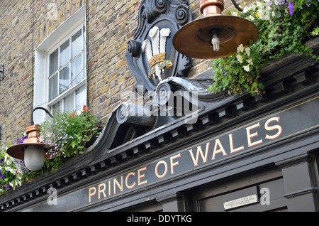 Prince de Galles pub à Highgate Village, London, UK. Banque D'Images