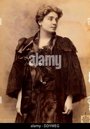 Eleonora Duse, actrice italienne, 1896. Artiste : Aime Dupont Banque D'Images