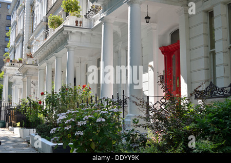 Maisons de St George's Terrace, Primrose Hill, Londres, Royaume-Uni. Banque D'Images