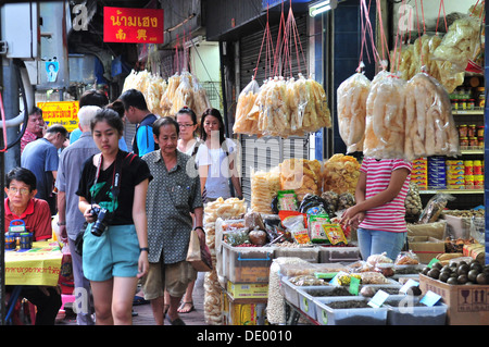 Thai-Chinese épicerie dans le quartier chinois de Bangkok Banque D'Images