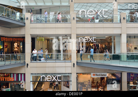 Centre commercial Trinity Leeds, UK Banque D'Images