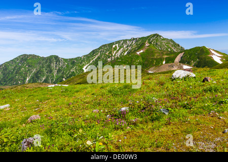 Gamme de montagne Tateyama, Préfecture de Toyama Banque D'Images