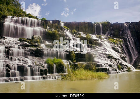 Cascade Pongour, hauts plateaux du centre du Vietnam, Asie du sud-est Banque D'Images