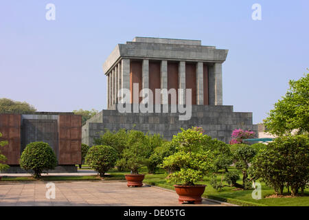 Mausolée de Ho Chi Minh, Hanoi, Vietnam, Asie Banque D'Images