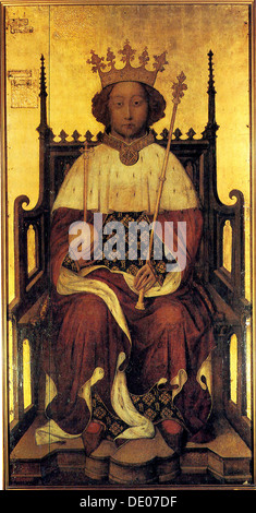 Le roi Richard II d'Angleterre, c1390. Artiste : Anon Banque D'Images