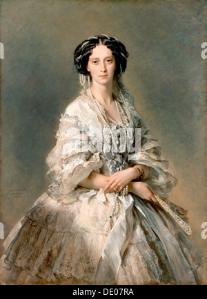 'Portrait de Maria Alexandrovna', 1857. Artiste : Franz Xaver Winterhalter Banque D'Images