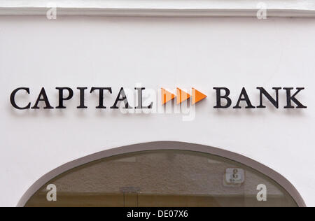 Capital Bank, succursale de Salzbourg, Salzbourg, Autriche, Europe Banque D'Images