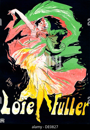 "Loïe Fuller" (poster), 1897. Artiste : Jules Cheret Banque D'Images