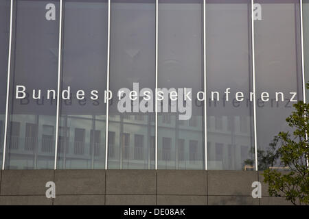 Le bâtiment de la Bundespressekonferenz ou fédéral Conférence de presse à Berlin Banque D'Images