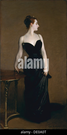 Madame X (Madame Pierre Gautreau), 1884. Artiste : John Singer SARGENT (1856-1925) Banque D'Images