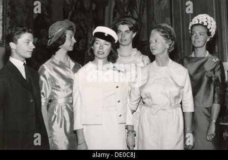 La princesse Christina de Suède célèbre passant ses A-levels, 1963. Artiste : Inconnu Banque D'Images