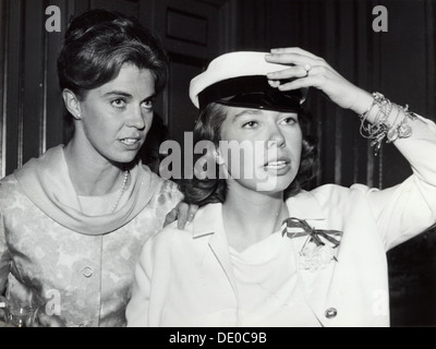 La princesse Christina de Suède célèbre passant ses A-levels, 1963. Artiste : Inconnu Banque D'Images