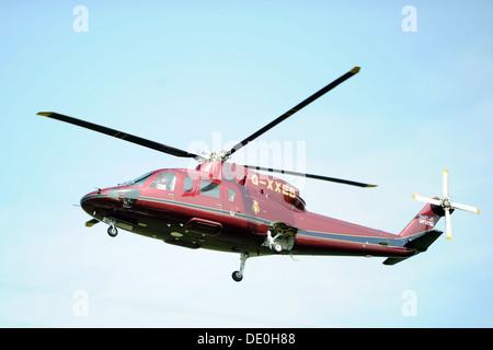 L'hélicoptère de la famille royale aussi connu comme le vol en hélicoptère (Queen's) TQHF XXEA-G Banque D'Images
