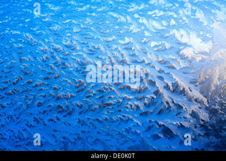 Abstract background from frosty modèle sur verre Banque D'Images