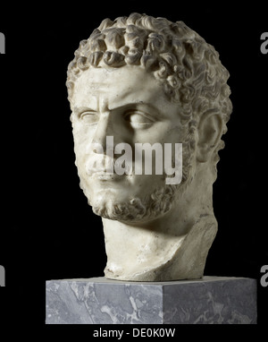 Caracalla, 3ème cen. AD. Artiste : l'Art de l'ancienne Rome, la sculpture classique Banque D'Images