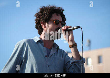 Max Herre en live pendant le Festival sur les toits de Berlin, 2012 Banque D'Images