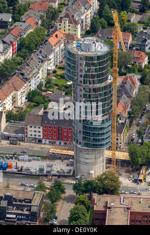 Vue aérienne, Exzenterhaus Road, Building, Université de la Ruhr, Bochum, Rhénanie du Nord-Westphalie Banque D'Images