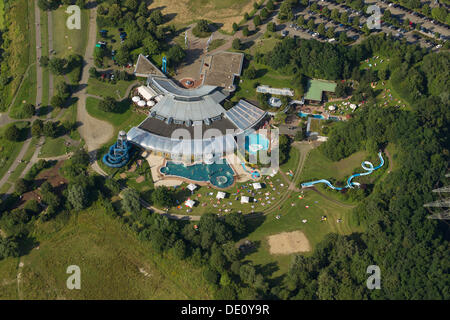 Vue aérienne, Heveney amusement park, Witten, la Ruhr, Rhénanie du Nord-Westphalie Banque D'Images