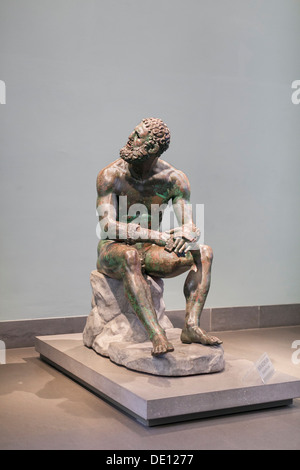 Boxer au repos Banque D'Images