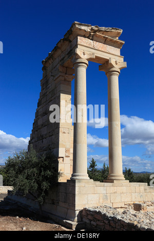 Chypre, Kourion, assyrienne Ku-ri-i, le grec ancien, le Latin sanctuaire d'Apollon Hylates à Kourion curium, vestiges d'Hylatesheiligtums, histor Banque D'Images