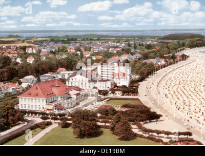 Géographie / Voyage, Allemagne, Luebeck, Bad Travemuende, photographie aérienne, carte postale d'image, éditeur Schoening und Co., années 1970, droits additionnels-Clearences-non disponible Banque D'Images