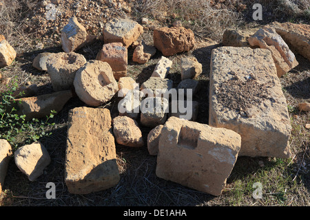 Chypre, Pafos ville, Gazibaf, site de l'ancienne ruine, parc archéologique Banque D'Images