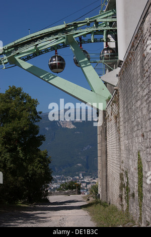 Téléphérique de Grenoble Rhône-Alpes France Banque D'Images