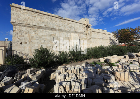 Chypre, Limassol, Lemesos, Château Fort, Banque D'Images