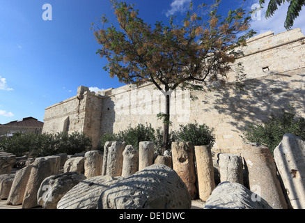 Chypre, Limassol, Lemesos, Château Fort, Banque D'Images