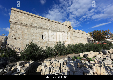 Chypre, Limassol, Lemesos, Château Fort, Banque D'Images