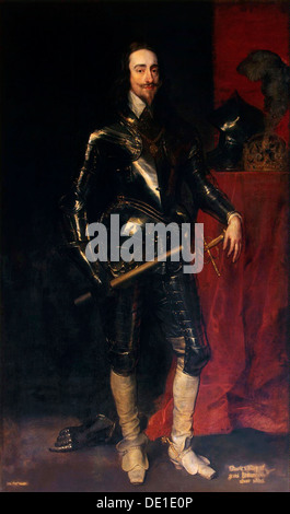 Portrait du Roi Charles I d'Angleterre, d'Écosse et d'Irlande (1600-1649), 1638. Artiste : Anthony Van Dyck Banque D'Images