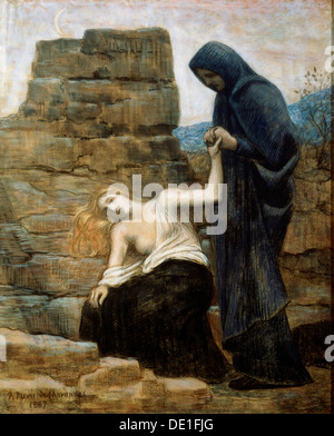 "La compassion", 1887. Artiste : Pierre Puvis de Chavannes Banque D'Images
