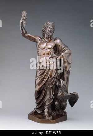 Jupiter ; Michel Anguier, Français, 1612 ou 1614 - 1686 ; probablement déposés fin du 17ème siècle (à partir d'un modèle de 1652) ; Bronze Banque D'Images