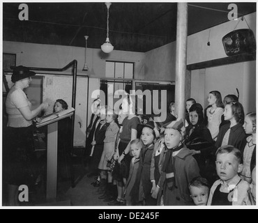 Haskell Comté, Kansas. ...(Une photo) de l'église chrétienne en Sublette. Comme beaucoup d'autres capacités. . . 522135 Banque D'Images