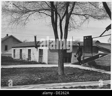 Haskell Comté, Kansas. Nos négatifs ...(une photo) de l'église chrétienne en Sublette. Comme beaucoup . . . 522130 Banque D'Images