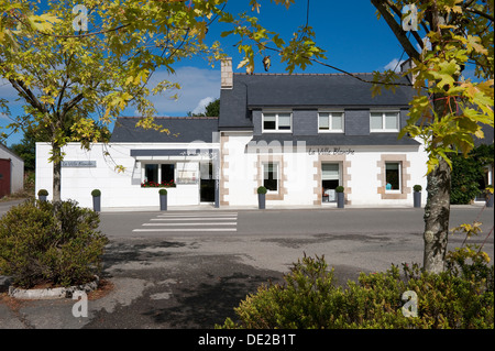 La ville blanche restaurant, lannion, Bretagne, France Banque D'Images