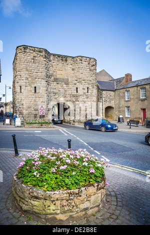 Bondgate, Alnwick, Northumberland, England, UK, FR. Banque D'Images