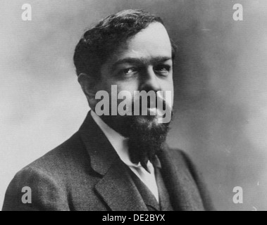 Claude Debussy, compositeur français, 1909. Artiste : Nadar Banque D'Images