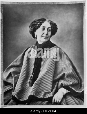 George Sand, auteur français, 1864. Artiste : Nadar Banque D'Images