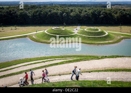 Northumberlandia "Dame du Nord' à Blagdon près de Cramlington, Northumberland, Angleterre.UK, FR. Banque D'Images