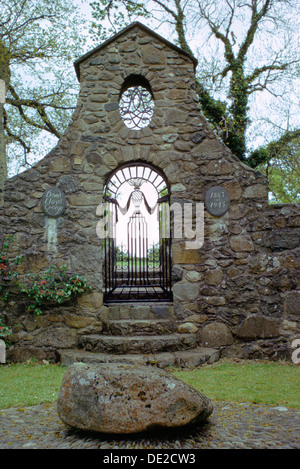 Tombe de David Lloyd George, le Gallois, homme politique Llanystumdwy, Gwynedd, Pays de Galles. Artiste : Tony Evans Banque D'Images