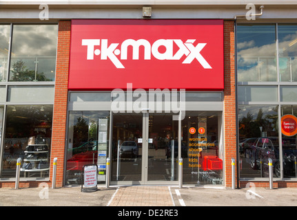 T.K. Maxx store au Royaume-Uni Banque D'Images