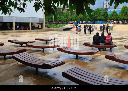 Parque de Los Pour Megabrain - Planetario à Medellin .Département d'Antioquia. Colombie Banque D'Images