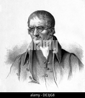 JOHN DALTON (1766-1844) scientifique anglais Banque D'Images