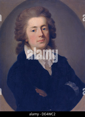 Portrait du Comte Jan Nepomucen Potocki (1761-1815), 1790. Artiste : Anonyme Banque D'Images