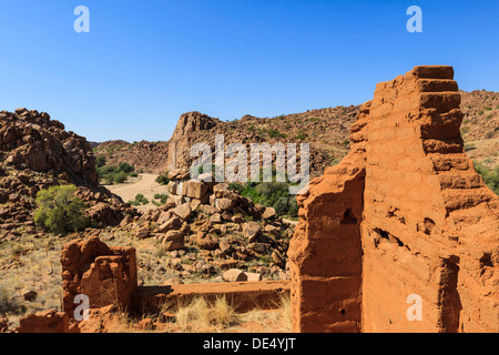 Ruines, près de l'UGAB Rivier, Damaraland, Namibie, Afrique Banque D'Images