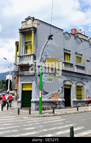 Grafitti , quartier Prado - Centre de Medellin .Département d'Antioquia. Colombie Banque D'Images